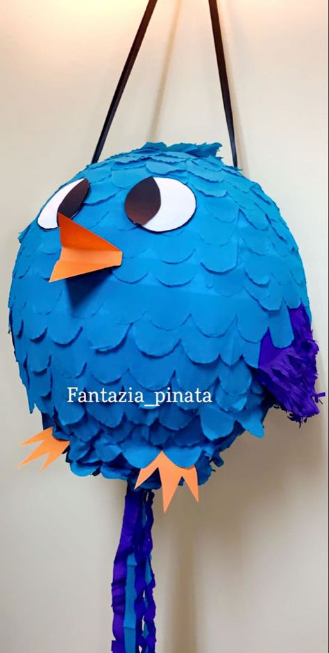 بنياتا جميله على شكل عصفور لجميع مناسبات الاطفال Bird Pinata, Diy Pinata, Pigeon, Blue Bird, Kids Party, Birds, For Kids, Blue