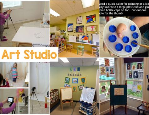 Art Studio Dramatic Play, Art Studio Dramatic Play Preschool, Dramatic Play Preschool, Preschool Lessons, Dramatic Play, Artist Studio, Art Studio, Preschool, Art Gallery