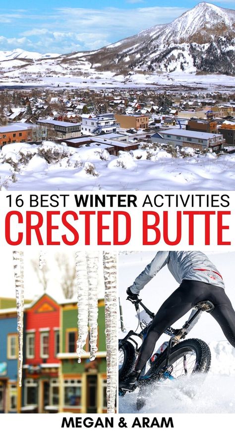 Crested Butte Colorado Christmas, Things To Do In Crested Butte Colorado, Crested Butte Winter, Crested Butte Colorado Winter, Colorado Christmas, Ski Hotel, Christmas Things To Do, Colorado Trip, Crested Butte Colorado