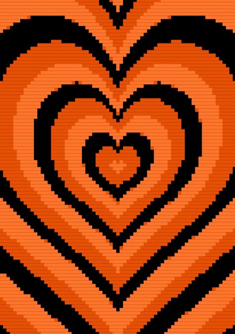 Graph and pattern NOT A FINISHED BLANKET Fire Grid Pattern, Alpha Patterns Cross Stitch, Big Alpha Patterns, Halloween Alpha Pattern, Crochet Graph Patterns, Crochet Pour Halloween, Pixel Grid, Halloween Heart, Tapestry Ideas