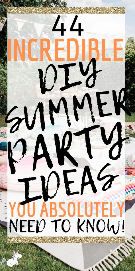 Summer Party Desserts, Summer Party Diy, Summer Party Drink, Summer Backyard Parties, Summer Party Games, Summer Food Party, Garden Party Ideas, Summer Party Themes, Summer Party Invitations