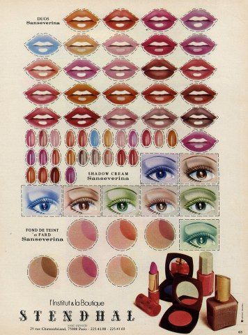 40s Glamour, 70's Makeup, Period Makeup, 1970s Makeup, Historical Makeup, Retro Vanity, Vintage Makeup Ads, Funky Makeup, 70s Makeup