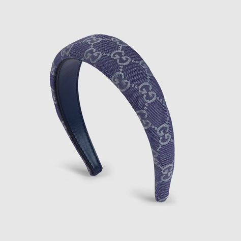 Shop the GG canvas hairband in blue at GUCCI.COM. Enjoy Free Shipping and Complimentary Gift Wrapping. Gucci Headband, Agriculture Projects, Italy Print, Headbands For Women, Italian Design, Sock Shoes, Ready To Wear, Gift Wrapping, Perfect Gift