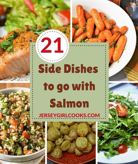 Salmon And Sides Meals, Sides For Salmon Dinner Healthy, Salmon Patties Sides Dishes, Sides To Go With Salmon Patties, Salmon Burgers Sides, Side Dishes For Salmon Dinner, Vegetable Side Dishes For Salmon, Side Dishes For Salmon Dinner Healthy, Sides For Salmon Patties