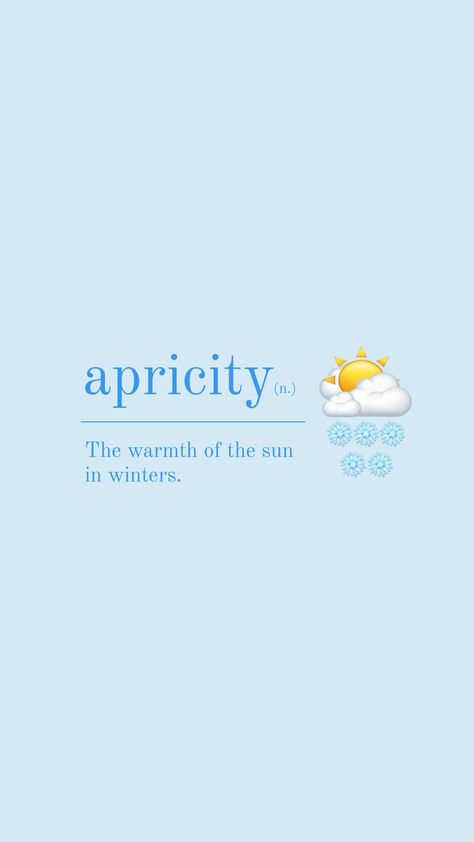 Origin of this word – Latin Language | Usage – The apricity of the day was a big allure, despite the frost. Latin Language, Beautiful Words, The Day, Quotes