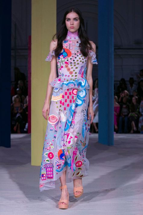 Bright Colors Fashion, Unconventional Wedding Dress, Alice Temperley, London Spring, Ladies Wear, Temperley London, The Duchess, Spring Summer 2017, Women Clothes