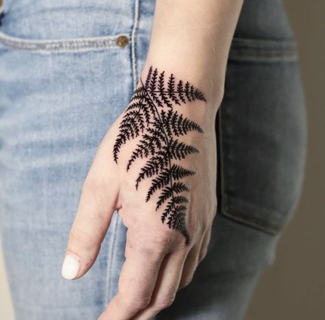 Hand Plant Tattoo, Fern Hand Tattoo, Botanical Hand Tattoo, Plant Hand Tattoo, Nature Hand Tattoo, Leaf Hand Tattoo, Poisonous Flowers, Sam Tattoo, Tiny Butterfly Tattoo