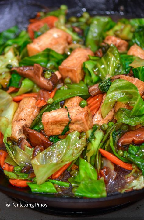 Stir Fry Vegetables Recipe Healthy, Pinoy Vegetable Recipe, Pinoy Vegetable Dishes, Vegetable Recipes Filipino, Pinggang Pinoy, Filipino Vegetable Dishes, Asian Tofu, 2024 Meals, Vegetable Stir Fry Recipe