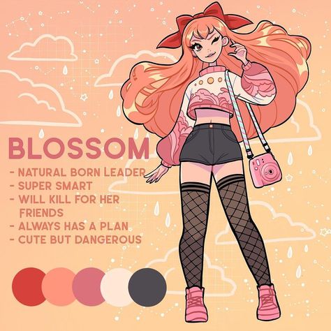 Meri on Instagram: “Blossom 🌸 Old drawing but this week was tough so I didn’t get to draw much 😔 Are you looking forward to see the live action? #ppg…” Powerpuff Kızları, Powerpuff Girls Fanart, Rowdyruff Boys, Ppg And Rrb, Powerpuff Girl, Puff Girl, Cute Art Styles, Girls Cartoon Art, Powerpuff Girls