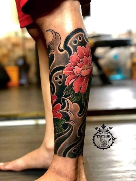 Tattoo Japonais, Japanese Leg Tattoo, Koi Tattoo Design, Japanese Legs, Full Leg Tattoos, Dragon Sleeve Tattoos, Irezumi Tattoos, Leg Tattoo Men, Leg Tattoos Women