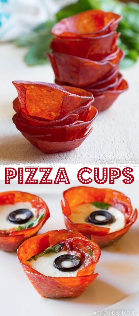 Pepperoni Cups, Pepperoni Pizza Bites, Pizza Cups, Pizza Pepperoni, Keto Snacks Easy, Party Snacks Easy, Fingerfood Party, Low Carb Appetizers, Finger Foods Easy