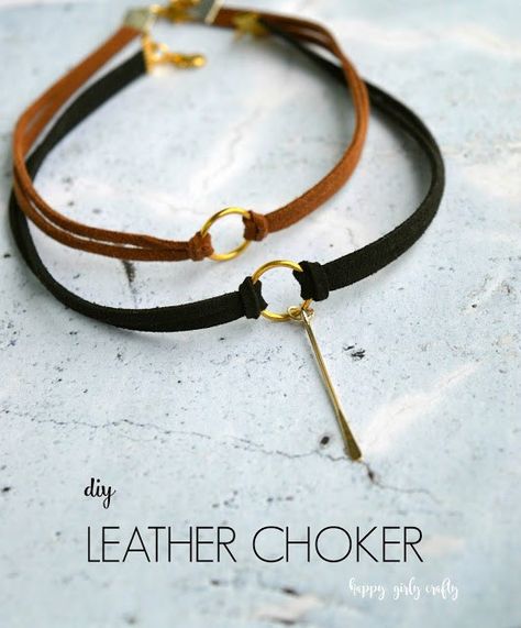 Leather Choker Diy, Diy Choker Necklace, Bracelets Couple, Diy Choker, Jewelry Making Business, Diamond Choker Necklace, Pearl Jewelry Necklace, Homemade Jewelry, Leather Chokers