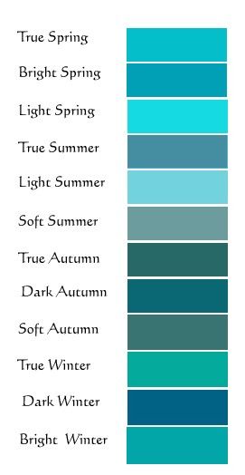 Turquoise for all seasons Wedding Colors Summer, Teal Inspiration, Teal Color Palette, Shades Of Blue And Green, Color Boards, Winter Color Palette, Spring Wedding Colors, Bright Winter, Summer Wedding Colors