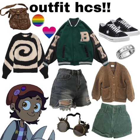 Luz Noceda Inspired Outfits, Luz Noceda Outfit Ideas, The Owl House Outfit Ideas, Owl House Outfit Ideas, Owl House Inspired Outfits, Toh Cosplays, Luz Outfits, Luz Cosplay, The Owl House Aesthetic