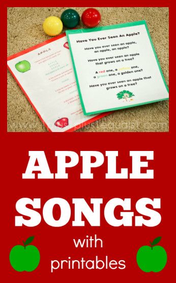 Apple Songs, September Apples, Apple Lesson Plans, Apple Song, Apple Week, Preschool Apple Theme, September Preschool, Apple Kindergarten, Apple Crafts