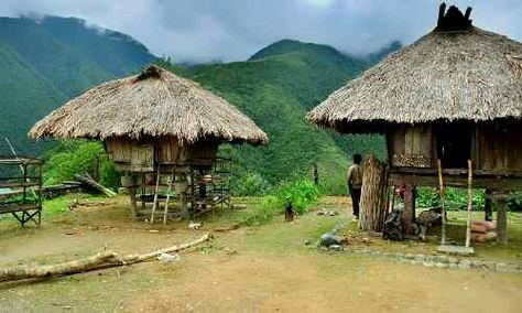 Ifugao House, Filipino Architecture, Bahay Kubo, Hut House, Thatched House, Bridge City, Filipino Culture, Vernacular Architecture, House On The Rock