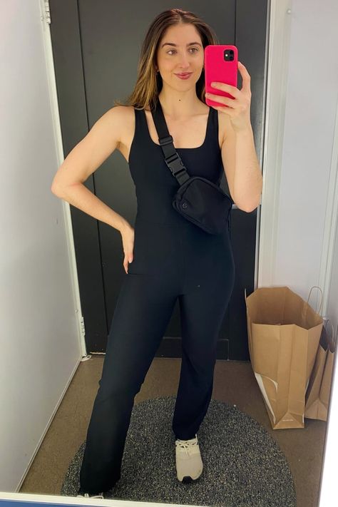 Old Navy PowerSoft Flared Jumpsuit | Editor Review Old Navy Jumpsuit Outfit, Navy Jumpsuit Outfit, Old Navy Jumpsuit, Flared Jumpsuit, Jumpsuit Style, Navy Jumpsuit, Flare Jumpsuit, Popsugar Fitness, Jumpsuit Outfit