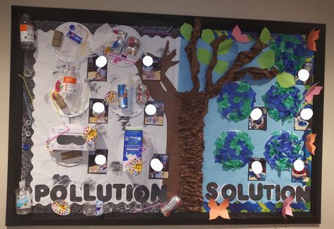 Conservation Bulletin Board Ideas, Earth Month Bulletin Board, Preschool Bulletin Board Ideas, Earth Day Bulletin Board, Preschool Bulletin Board, Environmental Club, Unique Bulletin Board Ideas, Welcome To Our Class, Display Boards For School