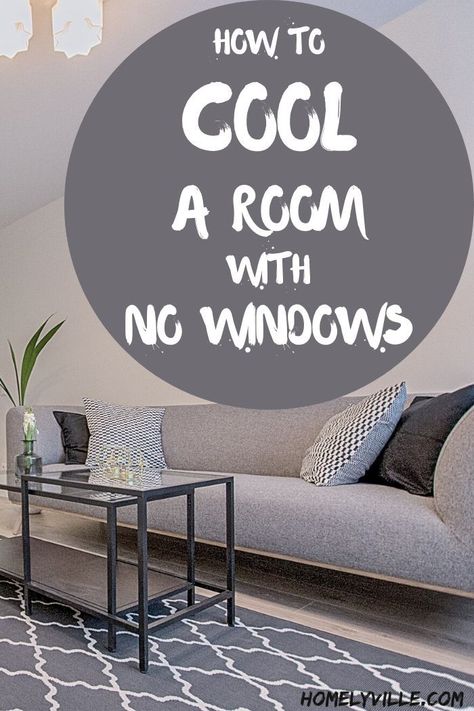 There are a few different ways that you can go about trying to cool a room that doesn’t have windows. Here is a list of 9 different things that you can do. #roomwithnowindows No Window Bedroom, Room With No Windows, Evaporative Coolers, Portable Air Conditioners, Best Ceiling Fans, Make A Room, Air Conditioning Unit, Small Bedroom Decor, Bedroom Windows