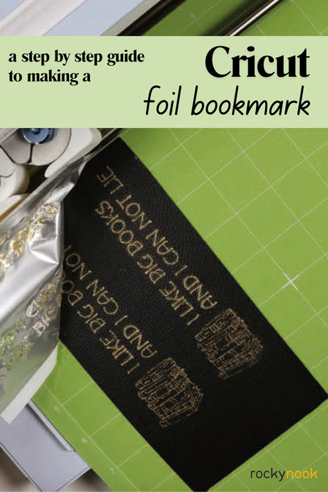 Creating custom bookmarks with your Cricut is a breeze! Grab some faux or genuine leather and find your favorite witty book-related pun and you’re all set. For this bookmark we’ll be using Cricut’s Foil Transfer tool to create a sophisticated keepsake. Faux Leather Bookmarks Cricut, Making Bookmarks With Cricut, Cricut Bookmarks Svg Free, Cricut Bookmark Ideas, Cricut Bookmarks, Faux Leather Bookmarks, Cricut Foil, Craft Hobbies, Leather Bookmarks