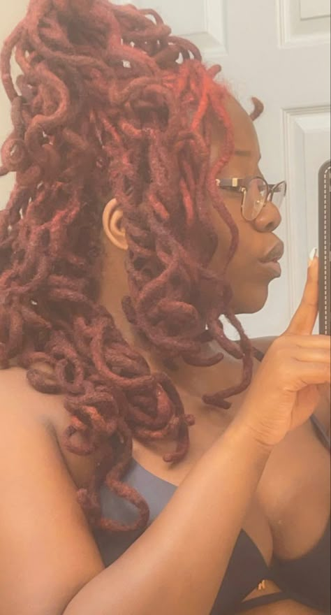 Thick Curly Locs, Curly Locs Hairstyles, Curled Locs, Pretty Locs, Curly Locs, Loc Hairstyles, Beautiful Locs, Beautiful Dreadlocks, Short Locs Hairstyles