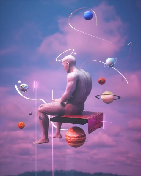 Meditation Art Spirituality, Surrealism Artwork, 3d Animation Wallpaper, Modern Surrealism, Alien Artwork, Symbolic Art, Modern Graphic Art, Arte Alien, Web Comic