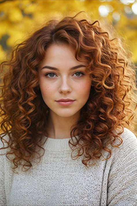 curly auburn hair Auburn Blonde Curly Hair, Red Balayage Hair Curly Natural, Auburn Hair Curly Natural Curls, Auburn Highlights Curly Hair, Natural Curly Red Hair, Curly Copper Hair Natural Curls, Naturally Curly Red Hair, Copper Red Curly Hair, Auburn Hair Curly