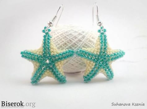 A round-up of starfish tutorials by Beading Gem.  Enough to keep anyone busy a while... ~ Seed Bead Tutorials Fish Ideas, Beaded Starfish, Seed Bead Bracelet Patterns, Fish Drawing, Art Fish, Fish Fish, Starfish Earrings, Seed Bead Tutorial, Beaded Bracelet Patterns