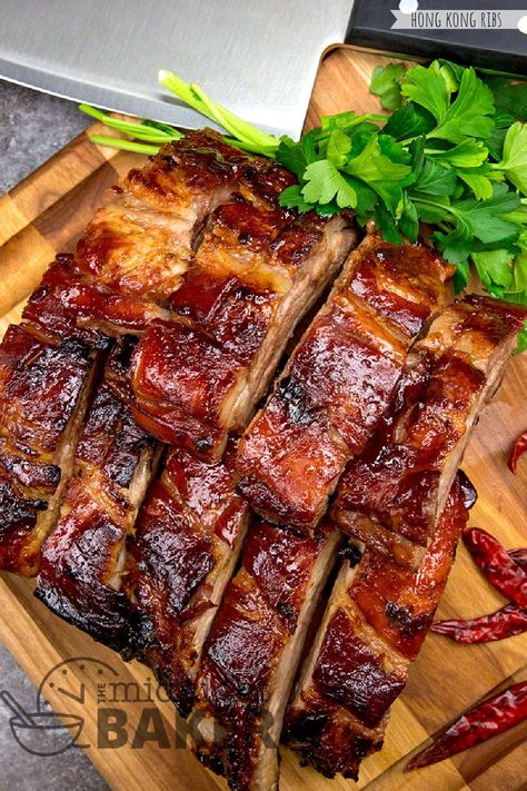 Great tasting pork baby back ribs. Pork Spare Ribs Recipe, Pork Ribs Grilled, Bbq Pork Recipes, Bbq Recipes Ribs, Pork Spare Ribs, Baked Ribs, Pork Rib Recipes, Chinese Cooking Recipes, Ribs Recipe