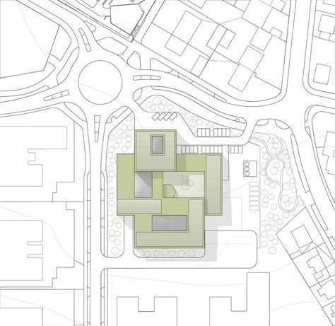 Gallery of Center for Solar Energy and Hydrogen Research Winning Proposal / Henning Larsen Architects - 12 Maquette Architecture, Building Design Plan, Henning Larsen, Concept Models Architecture, Healthcare Architecture, Sustainable Technology, Architecture Concept Diagram, Skyscraper Architecture, Architecture Design Drawing