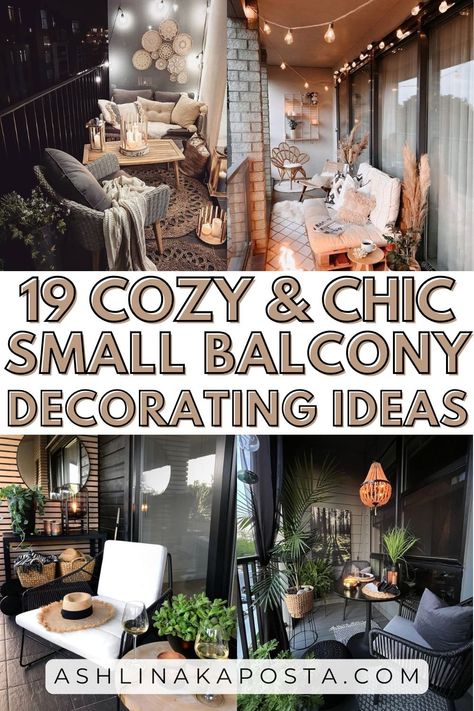 19 Of The Most Gorgeous and Cozy Apartment Balcony Decor Ideas You Need This Fall — ASHLINA KAPOSTA Fall Balcony Decor Apartment, Fall Balcony Decor, Apartment Porch Ideas, Fall Balcony, Cozy Apartment Balcony, Apartment Balcony Decor, Balcony Decor Ideas, Cozy Chair, Apartment Balcony