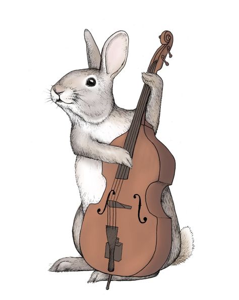 what if this is the best version? Animal Marching Band Illustration, Animals Playing Music, Animal Playing Instrument Drawing, Animals Playing Instruments, Musical Animals, Woodland Artwork, Woodland Mural, Animal Music, Electric Guitar Art