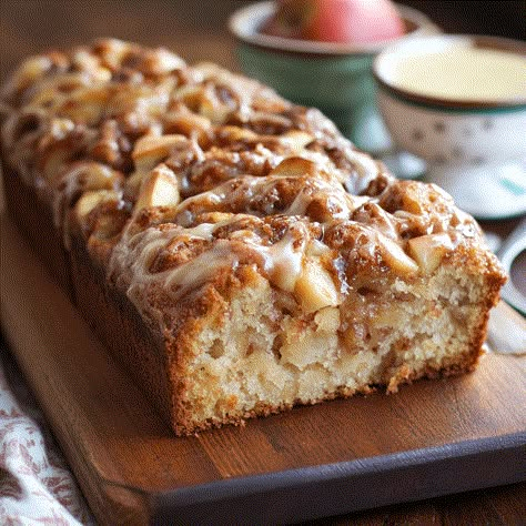 Country Apple Fritter Bread brings together the best elements of apple fritters and a moist, flavorful bread. This recipe combines tender chunks of apples with a sweet cinnamon swirl and a crisp, sugary topping. It's perfect for breakfast, a snack, or even dessert. Enjoy this delightful bread with a warm cup of coffee or tea, and savor the comforting flavors of homemade goodness.   Equipment: Oven Loaf pan (9x5 inches) Mixing bowls Electric mixer or whisk Rubber spatula Measuring cups and ... Apple Fritters Bread Recipe, Country Apple Fritter Bread, Rolls Sandwiches, Desert Inspiration, Apple Bread Recipe, Chocolate And Vanilla Cake, Apple Cinnamon Bread, Apple Fritter Bread, Apple Breakfast