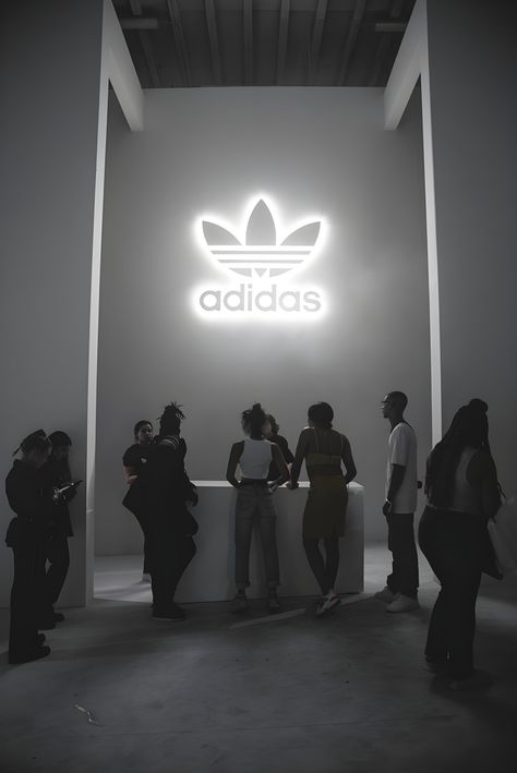 Adidas Event, Instagram Cutout, Adolf Dassler, Adidas Aesthetic, Event Aesthetic, Aesthetic Adidas, British Rappers, Adidas Art, Adidas Store