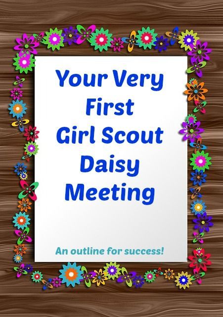 An easy plan for your very first Daisy Girl Scout meeting 1st Daisy Meeting Ideas, First Daisy Troop Meeting, Daisy Promise Center Activities, Daisy Activities, Girl Scout Daisy Activities, Girl Scout Meeting Ideas, Girl Scout Promise, Daisy Ideas, Girl Scout Troop Leader