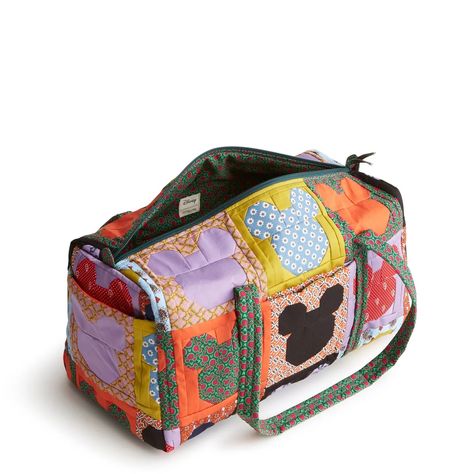 Disney Original Duffel - Cotton Gabardine | Vera Bradley Vera Bradley Duffle Bag, Vera Bradley Disney, Disney Purse, Backpack Lunch Bag, Disney Side, Duffel Bag Backpack, Belt Purse, Stocking Stuffer Gifts, Toiletry Bag Travel