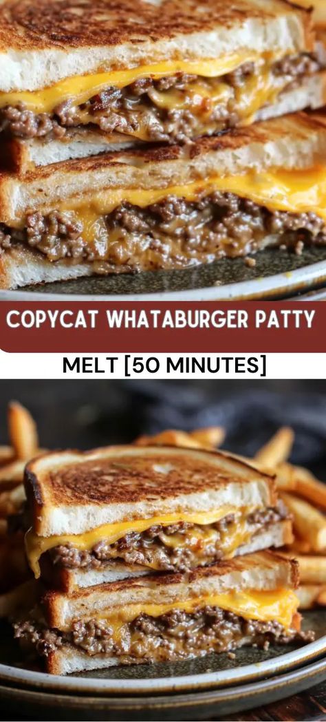 Copycat Whataburger Patty Melt: A Deliciously Satisfying Classic Whataburger Patty Melt, Lunch Casserole, Patty Melt Recipe, Blueberry Pancakes Recipe, Pepper Sauce Recipe, Bread Sticks Recipe, Melt Recipe, Patty Melt, Lunch Appetizers