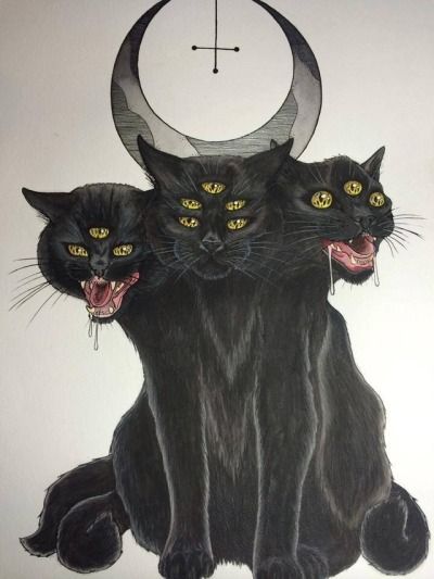 1950 Pinup, Creepy Cat, Arte Punk, Black Cat Art, Dark Art Illustrations, Art Simple, Art Video, Drawing Tutorials, Cthulhu