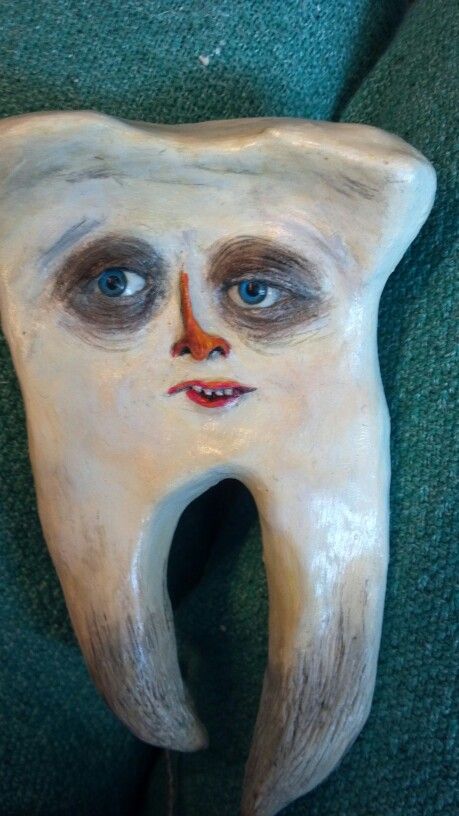 Whimsical Clay Sculpture, Clay Tooth, Tooth Drawing, Teeth Drawing, Dental Fun, Ceramic Mask, Anatomy Sculpture, Sculpture Art Clay, Air Dry Clay Projects