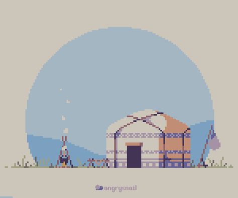 Art Chill, Chill Art, Map Games, Pixel Art Characters, Tent Design, Pixel Art Games, Rabbit Art, Sandbox, Retro Art