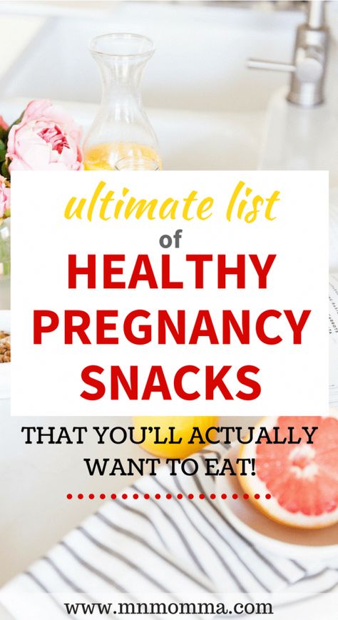 Finding the Best Foods to Eat While Pregnant shouldn't be hard. Eat these healthy pregnancy foods to ensure healthy nutrition for you and your baby! #healthypregnancy Snack Foods Healthy, Foods To Eat While Pregnant, Healthy Pregnancy Snacks, Healthy Pregnancy Food, Pregnancy Snacks, Super Snacks, Unhealthy Snacks, Pregnancy Food, Power Foods