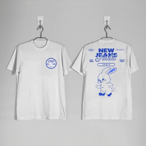 Newjeans Collection Tokki Bunny Kpop Merch For Hype Boys T-Shirt Check more at https://goldenandhoodie.com/newjeans-collection-tokki-bunny-kpop-merch-for-hype-boys-t-shirt-9835/ Newjeans Shirt, Newjeans Tokki, Newjeans Merch, Omg Newjeans, Newjeans Kpop, Kpop Tshirt, Kpop Shirts, Tshirt Design Inspiration, Kpop Merch