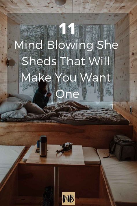 Shed Room Ideas, Shed Bedroom Ideas, Woman Cave Ideas, Shed Exterior Ideas, She Shed Interior Ideas, She Shed Decorating Ideas, She Shed Ideas, Diy She Shed, Lady Lair