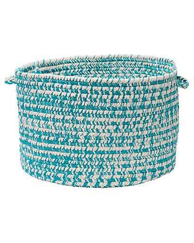 Rue La La — Catalina Storage Basket Backyard Redesign, Teal Bedroom Ideas, Turquoise Chair, Boat Furniture, Storage Closets, Contemporary Baskets, Teal Bedroom, Nursery Woodland, Seaside Home