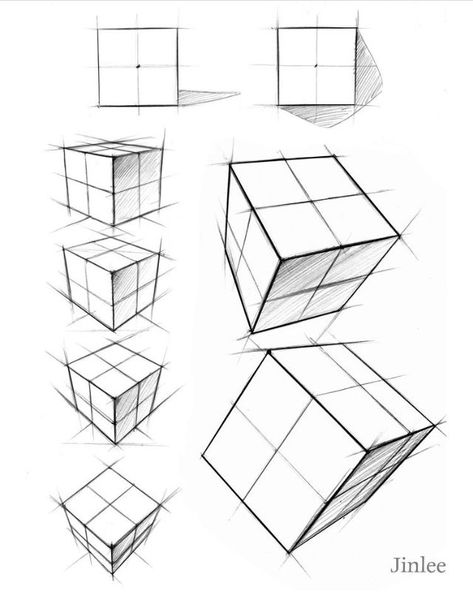 Ideas For What To Draw, Sketchbook Drawing Ideas, Practice Drawing Shapes, Drawing Ideas Inspiration, Geometric Shapes Drawing, 3d Geometric Shapes, Perspective Sketch, Structural Drawing, Form Drawing