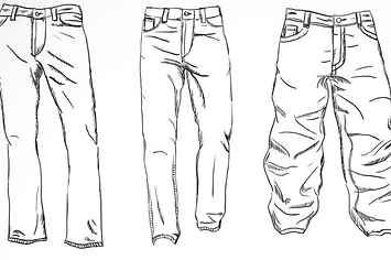 14 Genius Tips About Pants Every Guy Needs To Know Pants Creases Drawing, Jacket Drawing Reference Male, How To Draw Cargo Pants Sketch, Drawing Pants Men, Pants Side View Drawing, How To Draw Pants Male, Sweat Pants Drawing, How To Draw Cargo Pants, Drawing Sweatpants