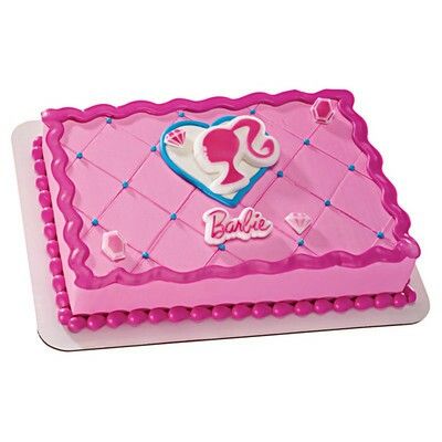 Barbie Birthday Sheet Cake, Barbie Sheet Cake Ideas, Barbie Sheet Cake, Themed Cake Ideas, Barbie Themed Cake, Barbie Icon, Barbie Bday, Half Sheet Cake, Barbie Party Decorations