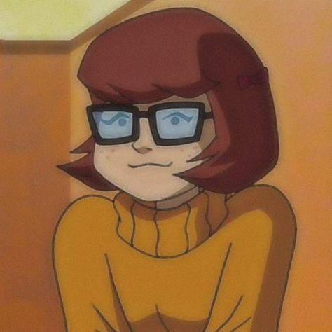 Velma Pfp, Vilma Scooby Doo, Velma Aesthetic, Aesthetic Profile Picture, Mystery Incorporated, Velma Scooby Doo, Scooby Doo Mystery Inc, Scooby Doo Images, Scooby Doo Mystery Incorporated