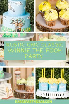 Centerpieces Winnie The Pooh, Hundred Acre Wood Birthday, Winnie The Pooh Birthday Party, Pooh Birthday Party, Winnie The Pooh Party, Winnie The Pooh Cake, Pooh Party, Winnie The Pooh Themes, Pooh Birthday