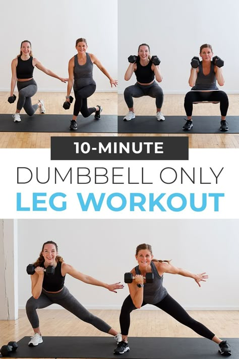 10 Minute Leg And Glute Workout, Leg Exercises At Home With Weights, Standing Leg Workout With Weights, Hiit Leg Workout At Home, Quick Lower Body Workout At Home, Arms And Legs Workout At Home, 30 Minute Leg Workout At Home, 20 Minute Lower Body Workout, At Home Leg Strength Workout